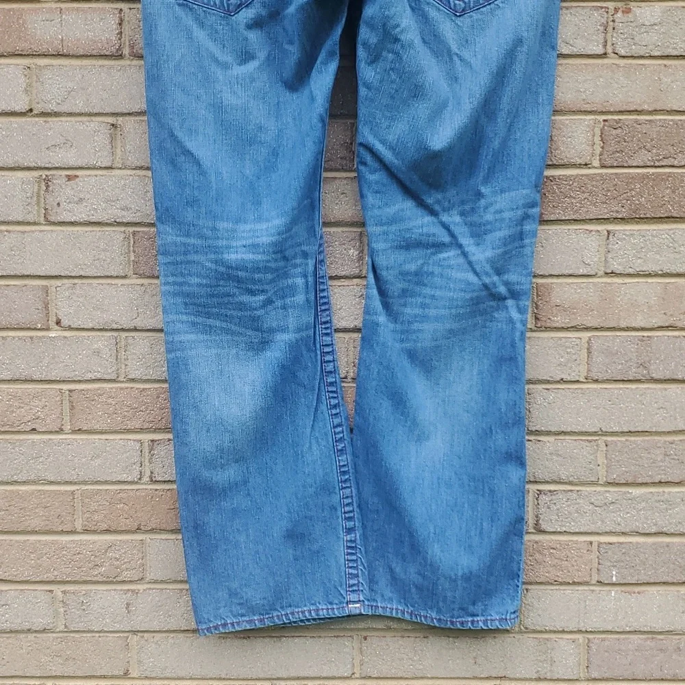 True Religion Jeans Straight with Flap Pockets Dragonfish Size 38